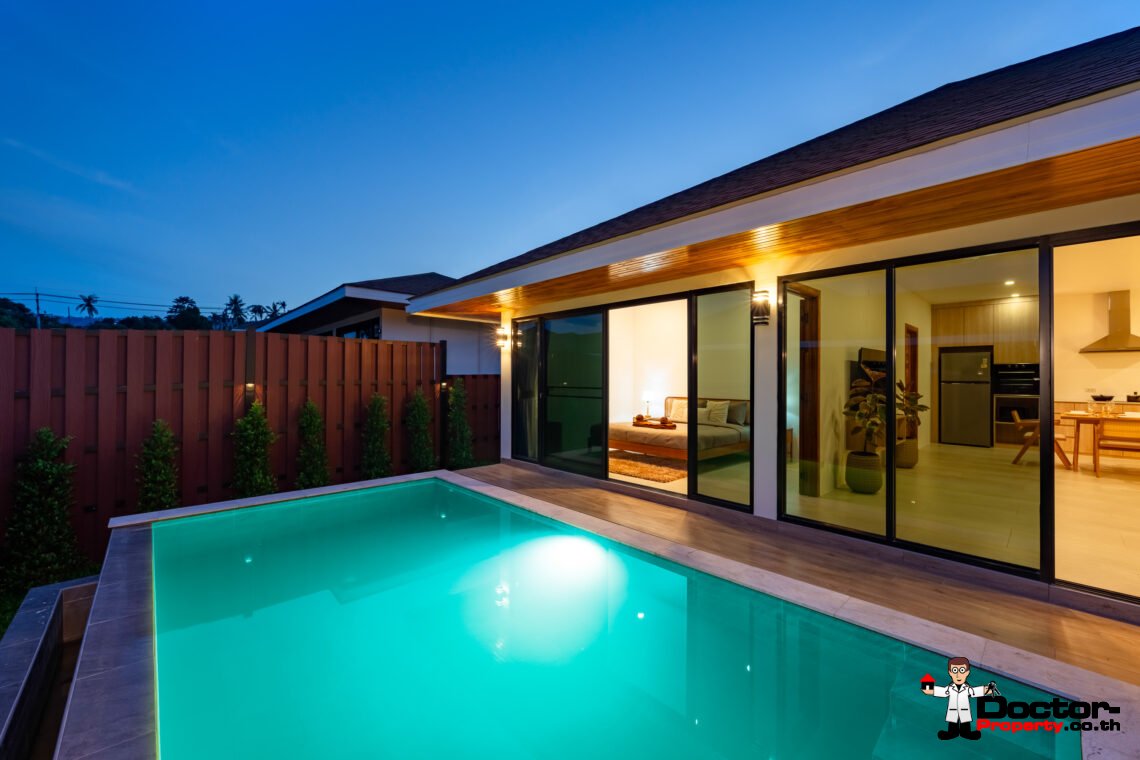 New 3 Bedroom Pool Villa in Bo Phut, Koh Samui – For Sale